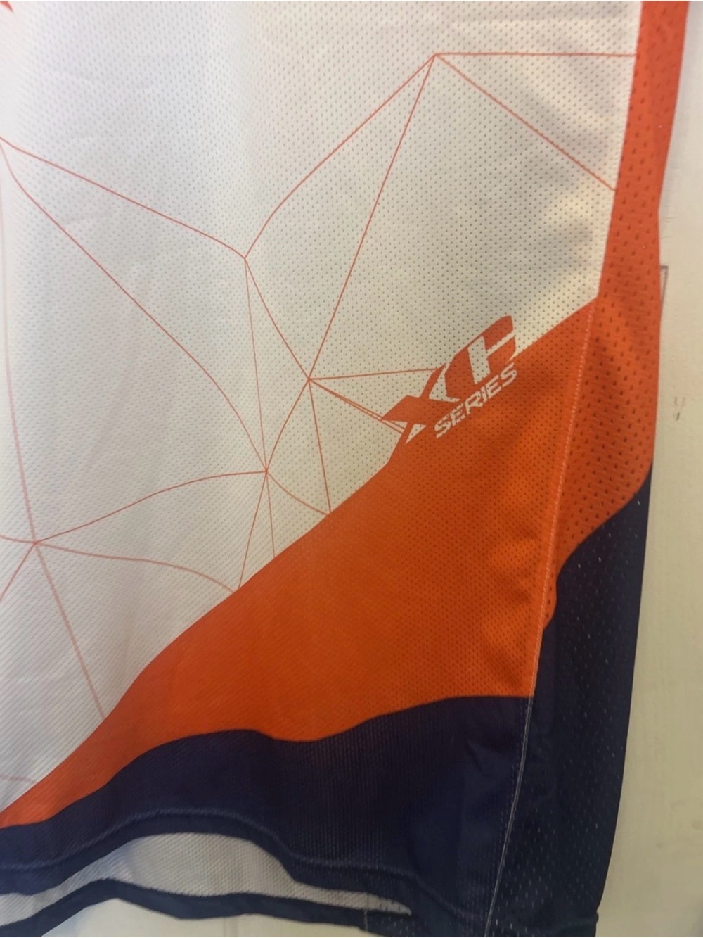 Klim XC Series Jersey Mens Large Navy/Orange/White Mesh Motocross Racing Large - Picture 2 of 5